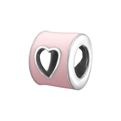 Silver Heart Bead