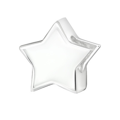 Silver Star Bead