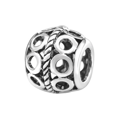 Round Sterling Silver Bead