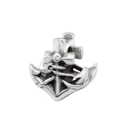 Silver Anchor Bead