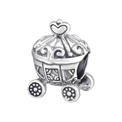 Silver Carriage Bead