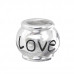 Silver Love Bead