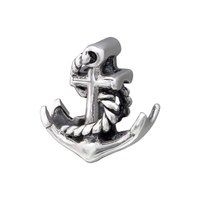 Anchor Sterling Silver Bead