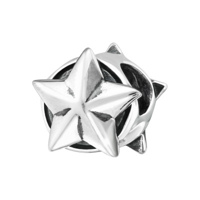 Silver Star Bead