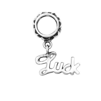 Silver Hanging Luck Bead