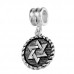 Silver Hexagram Bead