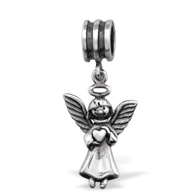 Silver Angel Bead