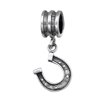 Horseshoe Sterling Silver Bead