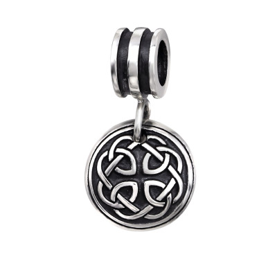 Silver Triquetra Bead