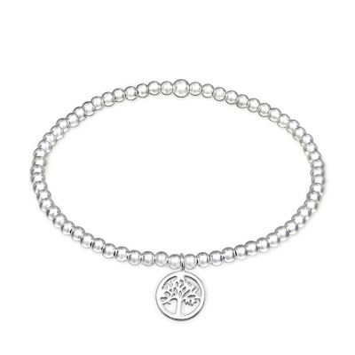 Silver Tree Of Life Bracelet