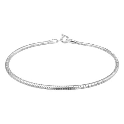 Silver Cable Chain Bracelet