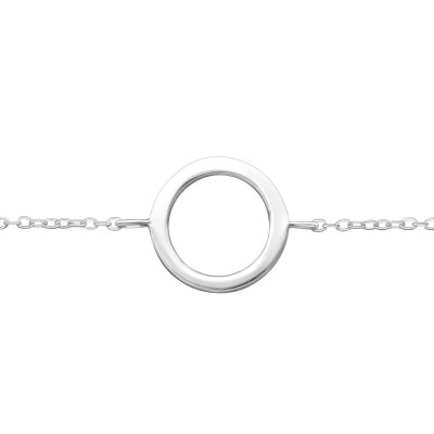 Silver Circle Bracelet