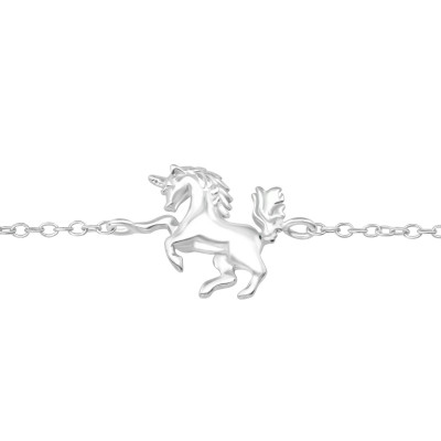 Silver Unicorn Bracelet