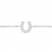Silver Horseshoe Bracelet with Cubic Zirconia Silver Horseshoe Bracelet with Cubic Zirconia
