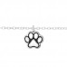 Silver Paw Print Bracelet