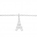 Silver Eiffel Tower Bracelet