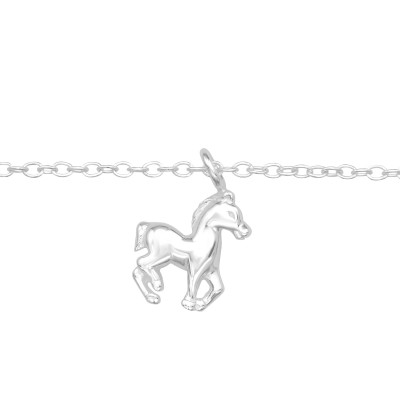 Silver Horse Bracelet