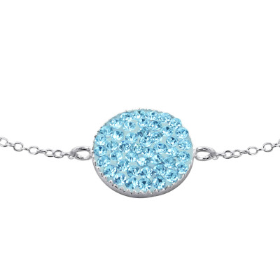 Round Sterling Silver Bracelet