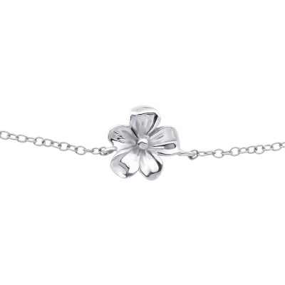 Silver Flower Bracelet