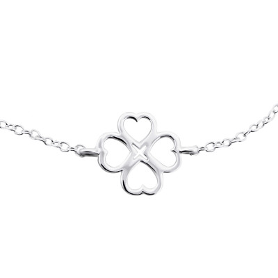 Silver Flower Bracelet