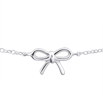 Silver Bow Bracelet