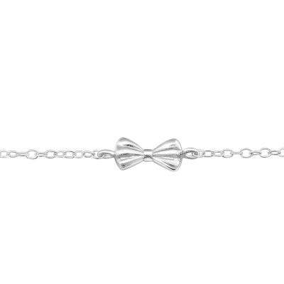 Silver Bow Bracelet