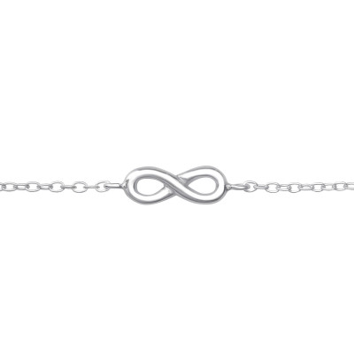 Infinity Sterling Silver Bracelet