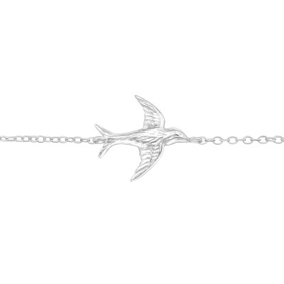 Silver Bird Bracelet