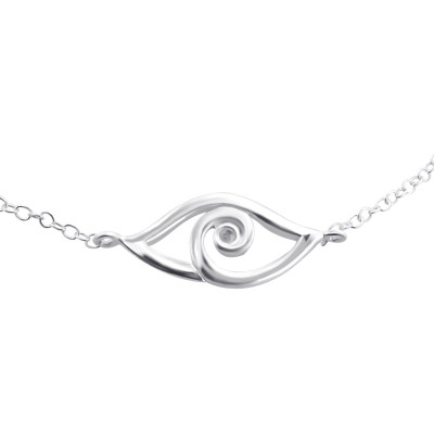 Evil Eye Sterling Silver Bracelet