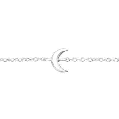 Silver Moon Bracelet