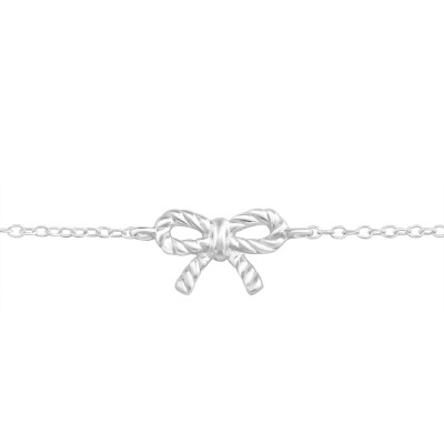 Silver Bow Bracelet