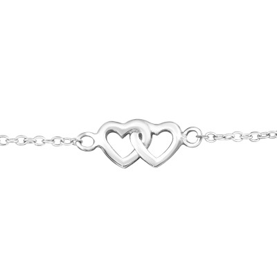 Silver Heart Bracelet