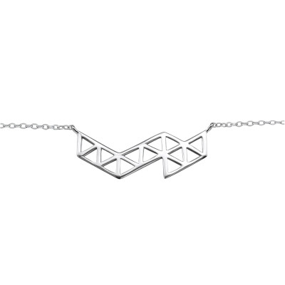 Triangles Sterling Silver Bracelet