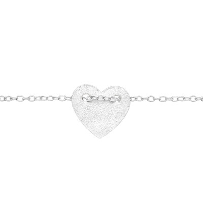 Silver Heart Bracelet