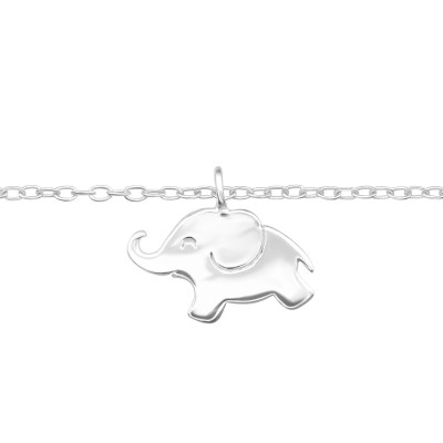 Silver Elephant Bracelet