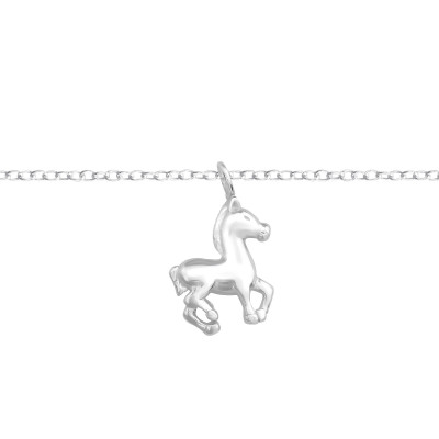 Silver Horse Bracelet