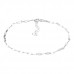 Silver 16cm Fancy Chain Bracelet with 4cm Extension Included