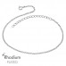 Round Link Sterling Silver Anklet