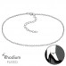 Round Link Sterling Silver Anklet