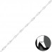 23cm Silver Fancy-Cable Chain Anklet with 5cm Extension Included