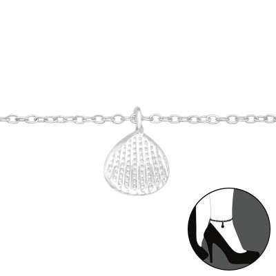 Silver Shell Anklet