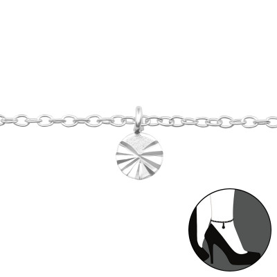 Silver Circle Anklet