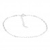 Flat Sterling Silver Anklet