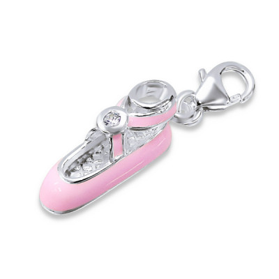 Sneaker Sterling Silver Clip on Charm