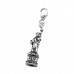 Silver Statue Of Liberty Clip on Charm