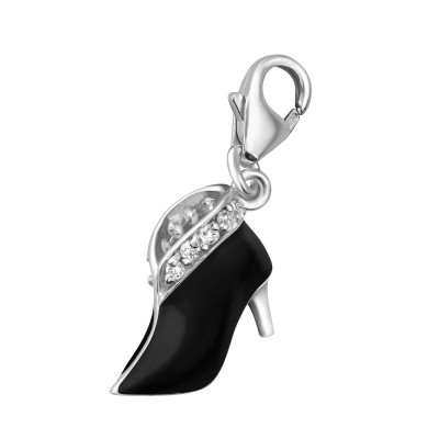 Shoe Sterling Silver Clip on Charm