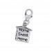 Silver Home Clip on Charm