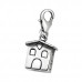 Silver Home Clip on Charm