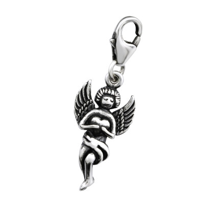 Silver Fairy Clip on Charm