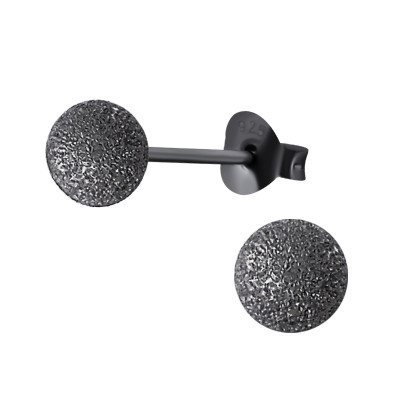 Ball 5mm Sterling Silver Basic Ear Studs